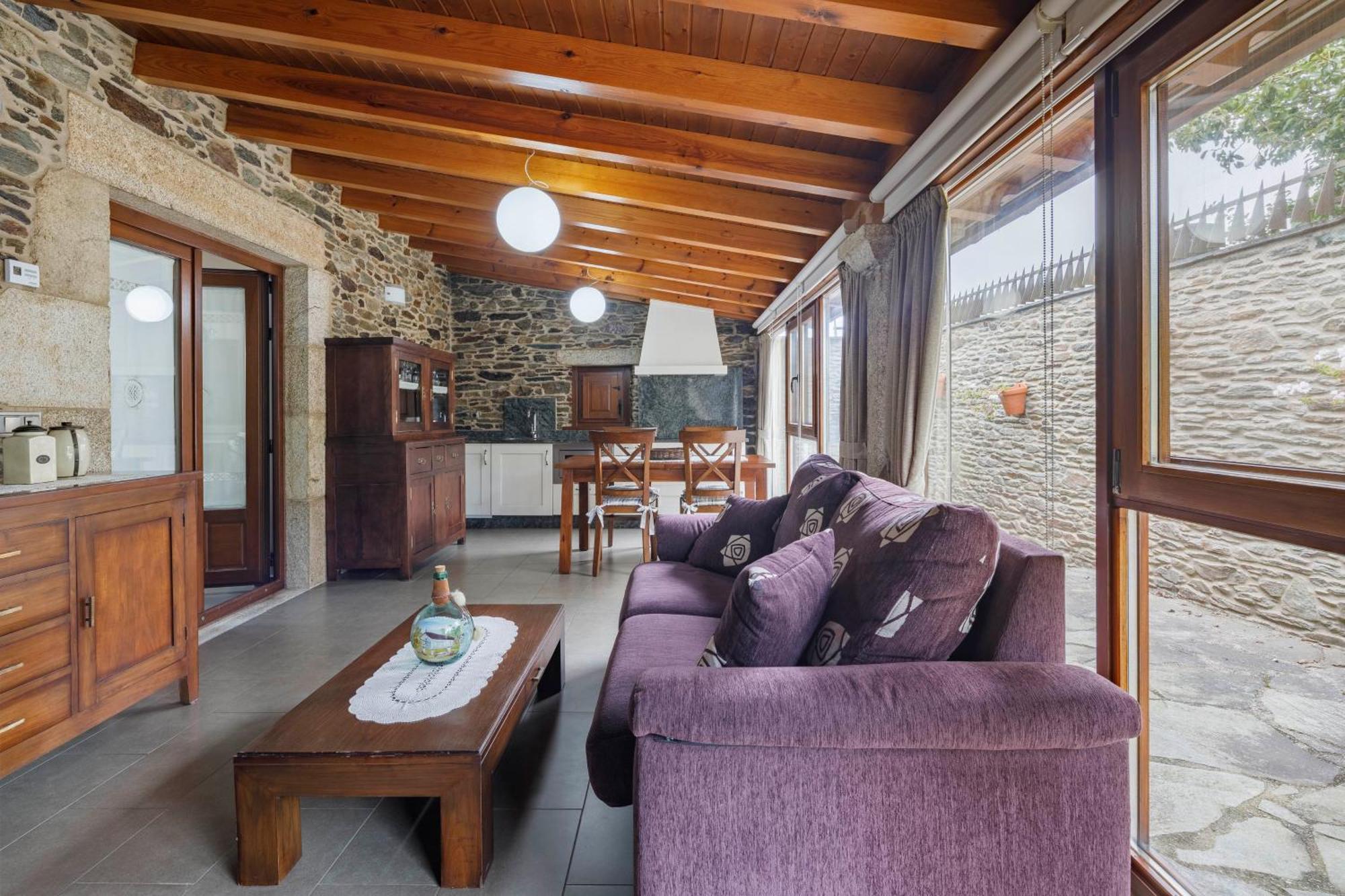 Casa Rural Dona Maria Ordes Bagian luar foto