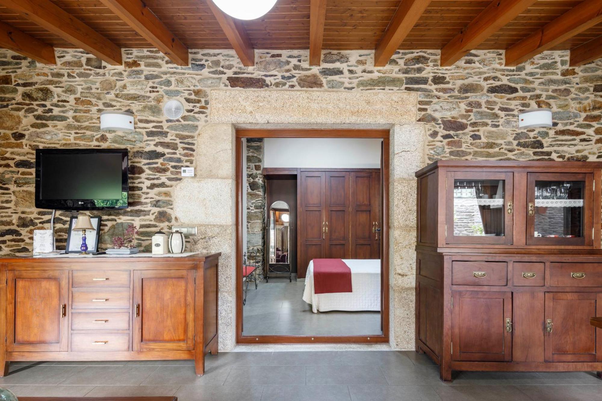 Casa Rural Dona Maria Ordes Bagian luar foto