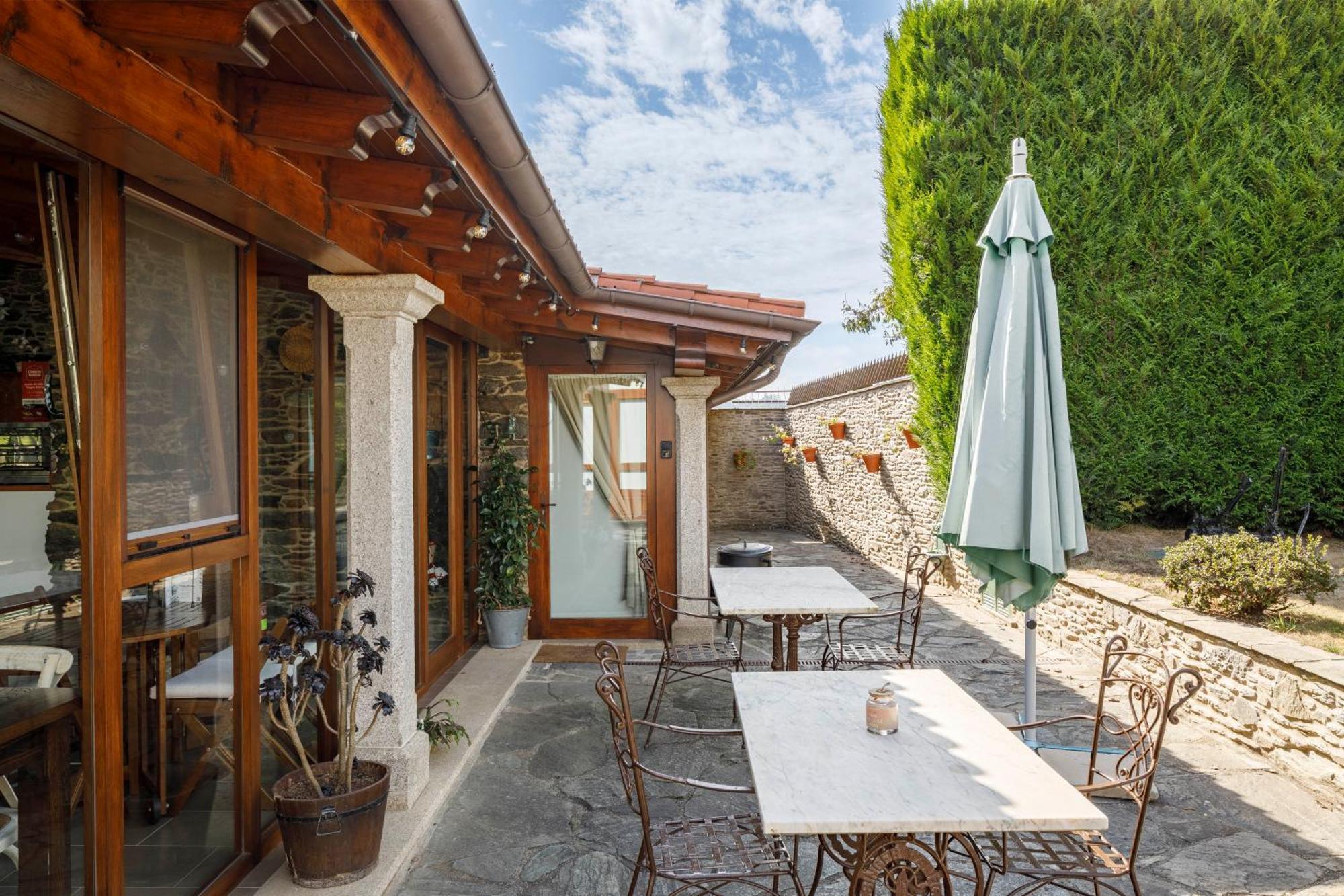 Casa Rural Dona Maria Ordes Bagian luar foto